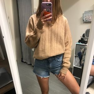 AUTHENTIC CHRISTIAN DIOR tan sweater
